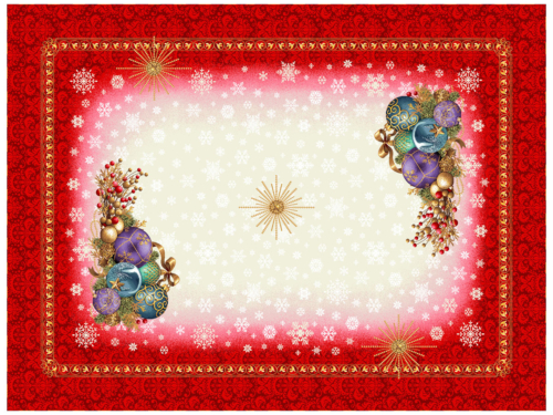 Copritavolo Gobelin Palle di Natale