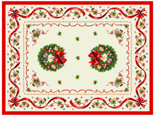 Copritavolo gobelin Ghirlanda