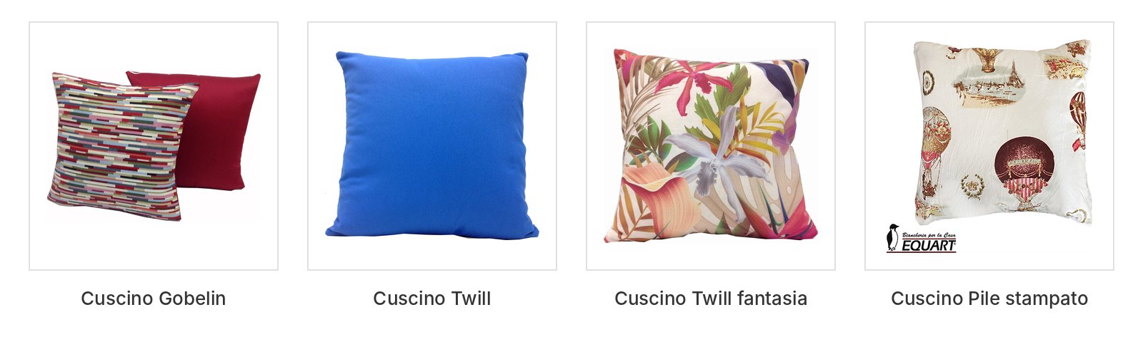 Produzione cuscini
